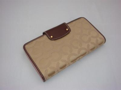 discounted coach wallets - 41985 coffee/apricot